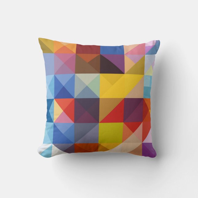 Coussin Mosaïque triangulaire (Recto)