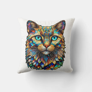 Coussin Mosaïque verre tendu Multicolor Cat 760