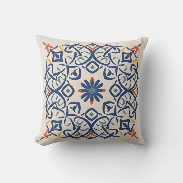 Coussin mosaïques marocaines (Recto)