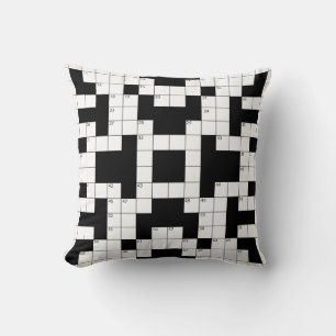 Coussin Mot-clé Mot-de-croisement Jeu d'oreiller