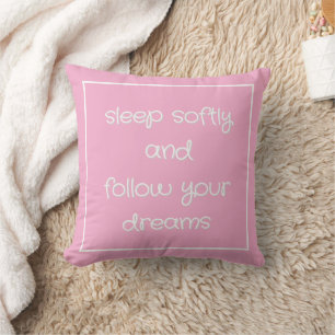 Coussin Mot de lit doux