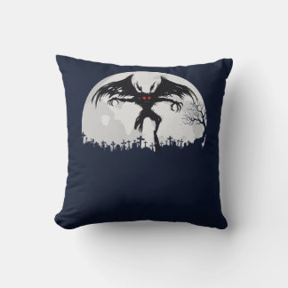 Coussin Mothman Moon Cryptid Point Agréable Cadeau