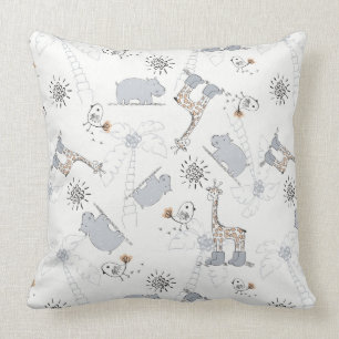 Coussin motif 2 de griffonnage
