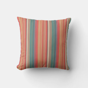 Coussin Motif à bandes multiples