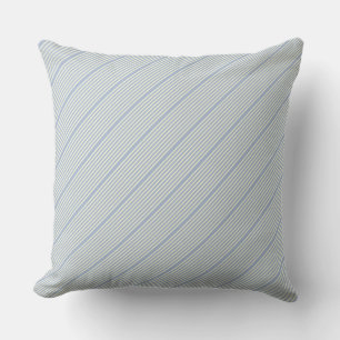 Coussin Motif à deux tons bleu crème