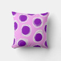Motif à pois violet