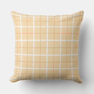 Coussin Motif à rayures verticales de couleur douce et des