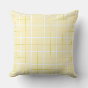 Coussin Motif à rayures verticales de couleur douce et des
