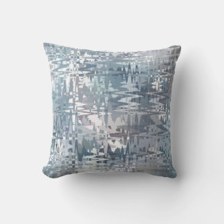 Coussin Motif Abstrait de Couleurs Douces et Pastel