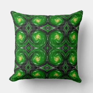 Coussin Motif Abstrait de la spirale spirale #22