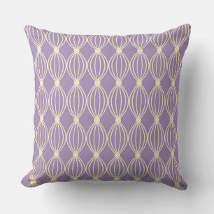 Coussin Motif Abstrait violet par stockeur