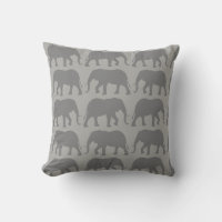 Motif africain des silhouettes d'éléphants