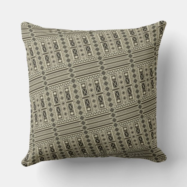 Coussin Motif africain Mali Jeu d'oreiller IV (Verso)
