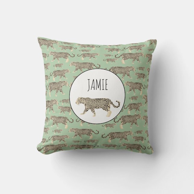 Coussin Motif animal Jungle Jaguar (Recto)