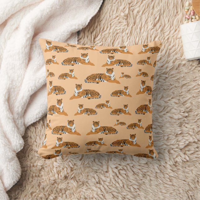 Coussin Motif animal tigre (Couverture)