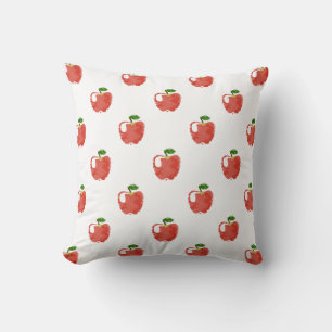 Coussin Motif Apple aquarelle