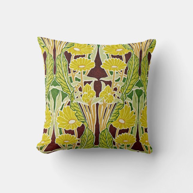 Coussin Motif Art Nouveau #7 à Emporio Moffa (Recto)