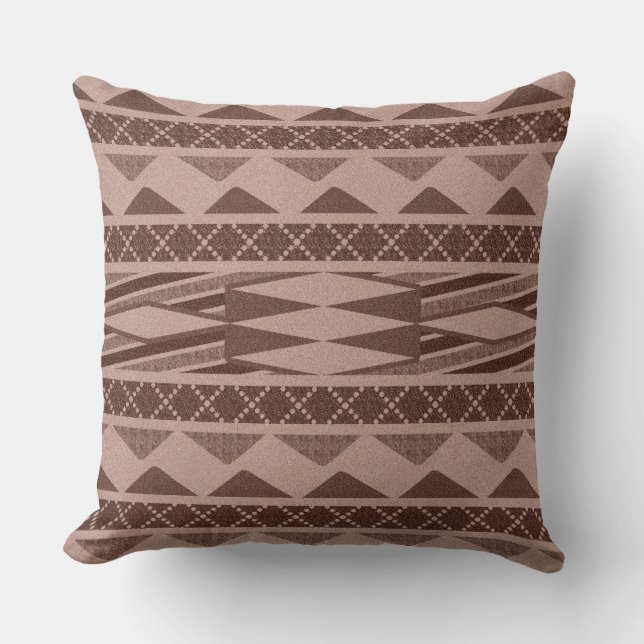 Coussin Motif aztèque de la tribu du sud-ouest (Recto)