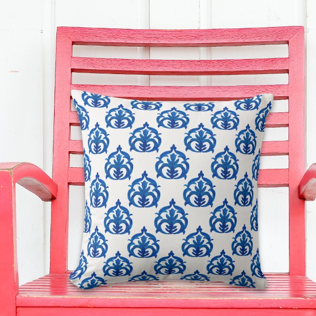 Coussin Motif Bleu (Créateur téléchargé)