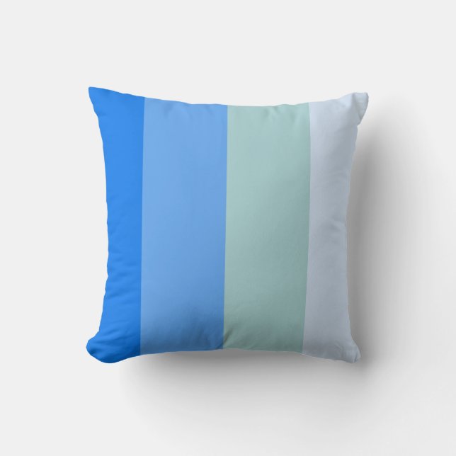 Coussin Motif Bleu (Recto)