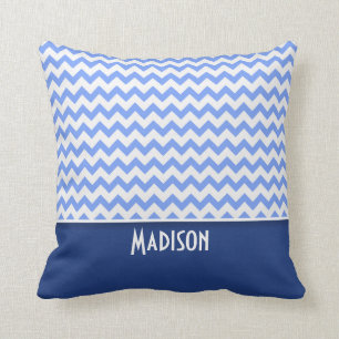Coussin Motif bleu mignon de Chevron