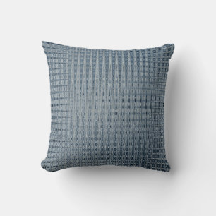 Coussin Motif bleu profond