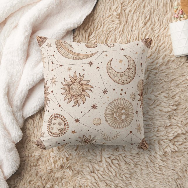 Coussin Motif botanique céleste (2) (Couverture)