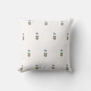 Coussin motif botanique sans couture avec des fleurs en