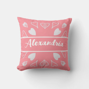 Coussin Motif cardiaque personnalisé
