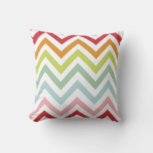 Coussin Motif chevron d'été PixDezines