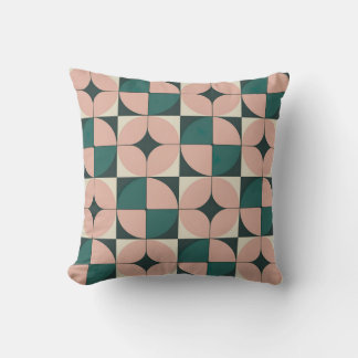 Coussin Motif circulaire moderne rétro
