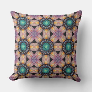 Coussin Motif circulaire octogonale géométrique Abstrait