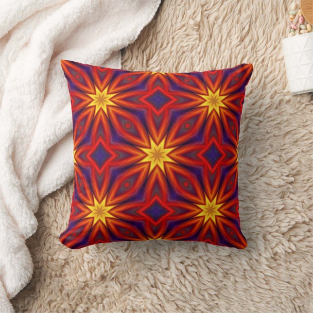 Coussin Motif coloré abstrait (Couverture)