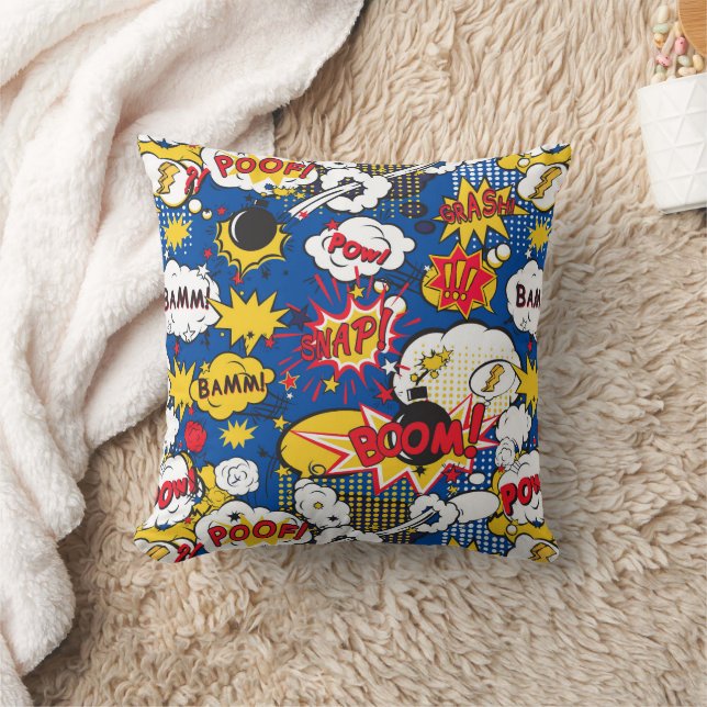 Coussin Motif comique (Couverture)