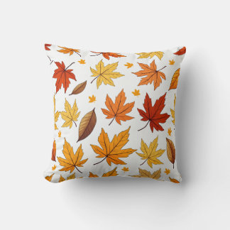 Coussin Motif confortable pour feuilles d'automne