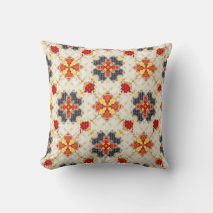 Coussin motif coussin coréen abstrait Taegeuk