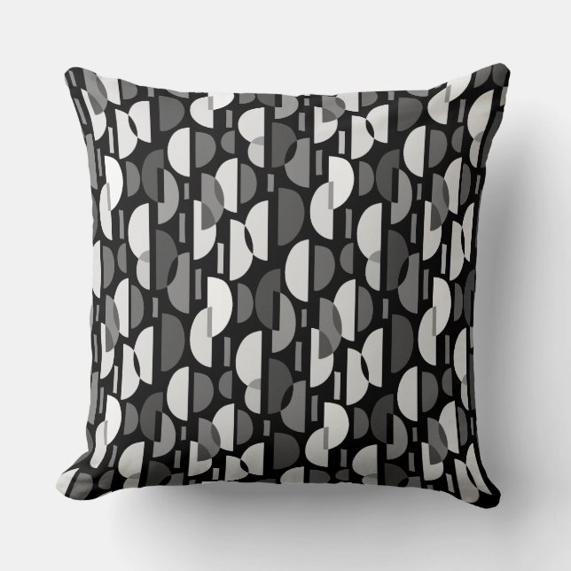 Coussin Motif croissant 010921 - Monochrome (Recto)