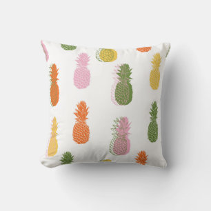 Coussin Motif d'ananas vibrant