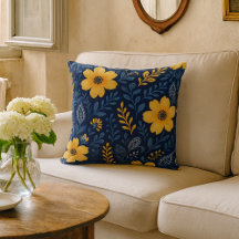Motif d'art floral méditerranéen élégant
