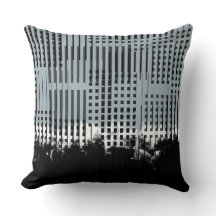 Motif de bande Abstrait blanc, Turquoise et noir