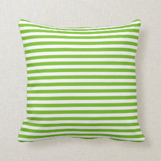 Coussin Motif de bande verte