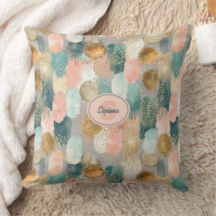 Coussin Motif de brosse vertical dynamique (2)