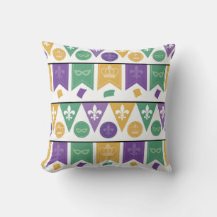 Coussin Motif de bruants et de symboles