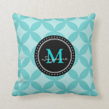 Motif de cercles d'abrégé sur ton d'Aqua