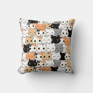 Coussin Motif de chat mignon