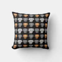 Motif de chatons mignons et duveteux