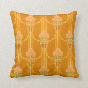 Coussin Motif de cluster de Rose de style rose vintage