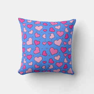 Coussin Motif de cœurs - Inspiré de la Saint-Valentin