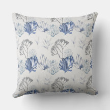 Motif de corail bleu