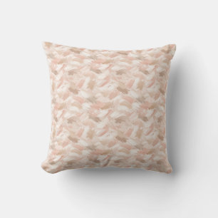 Coussin Motif de coup de pinceau abstrait